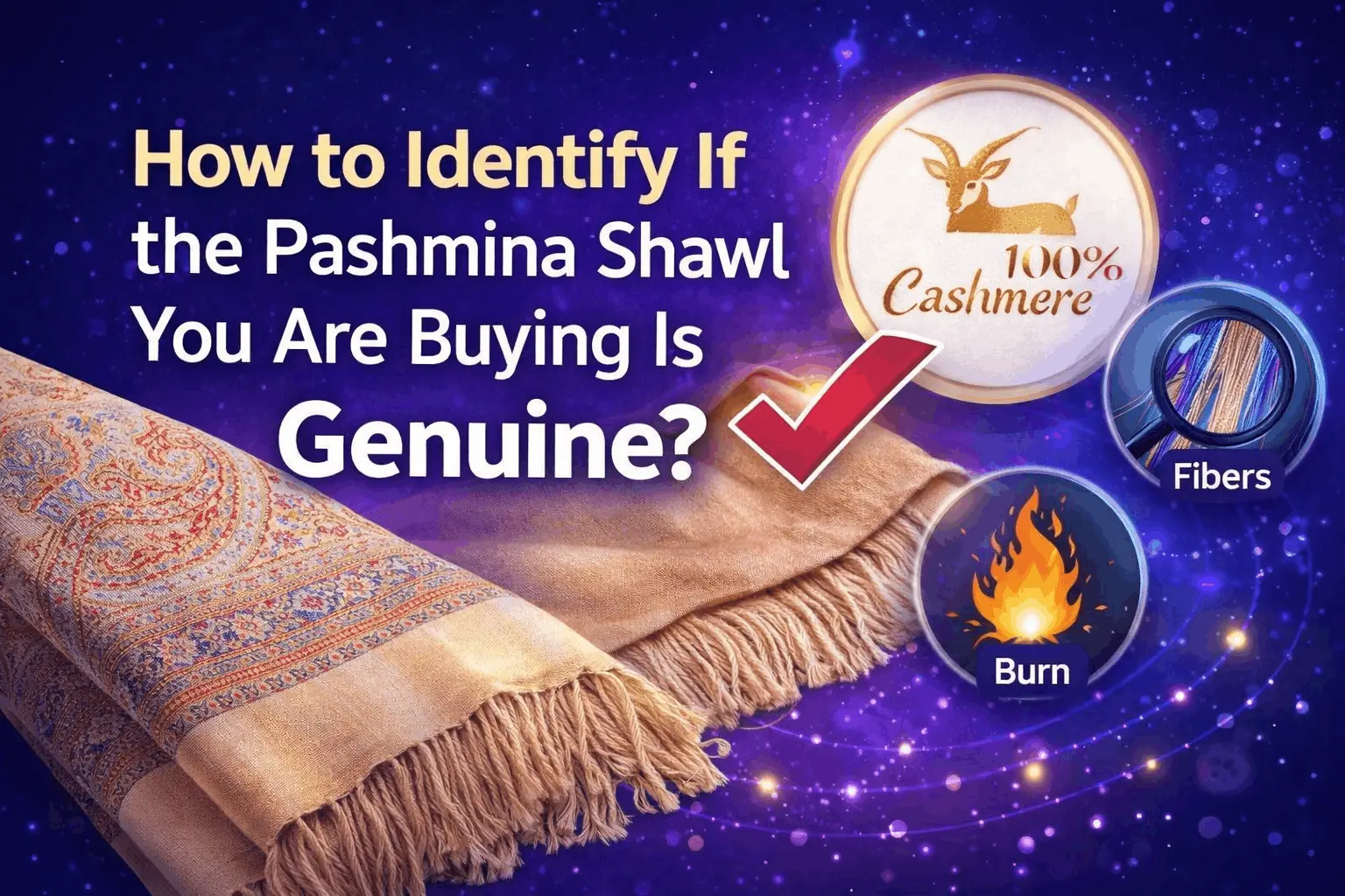 How to Identify If the Pashmina Shawl You Are Buying Is Genuine 10 Proven Tests