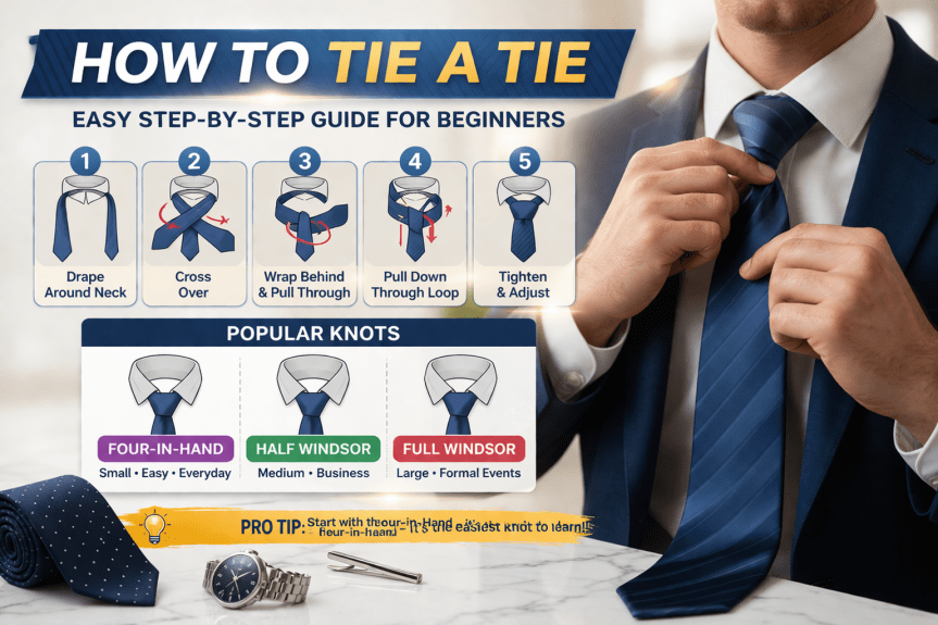 how to tie a tie