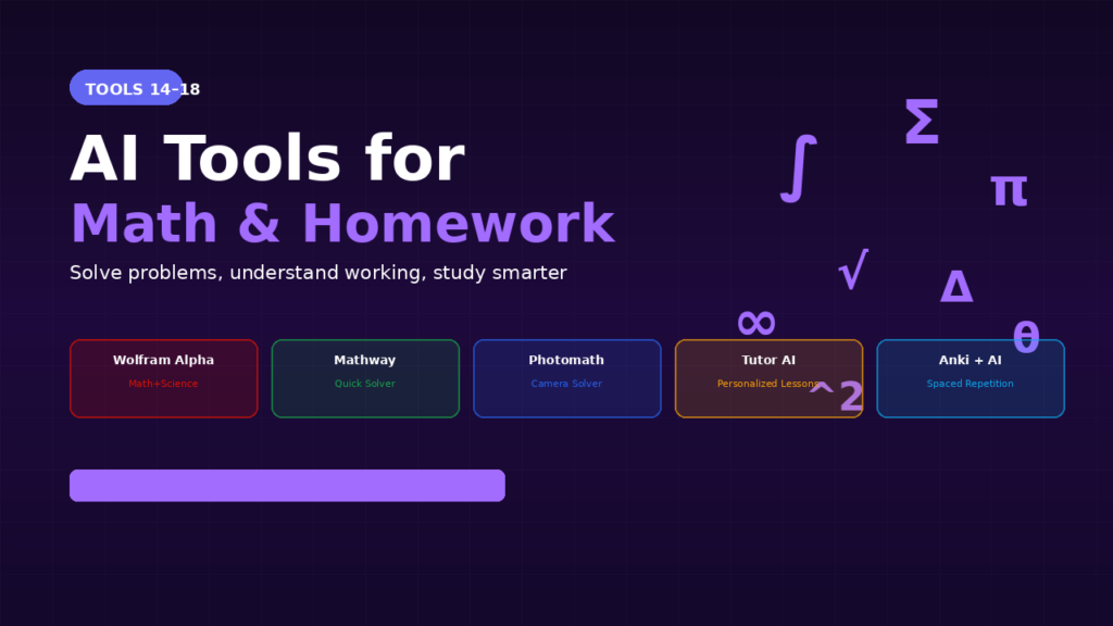 Free AI Tools for Math and Homework